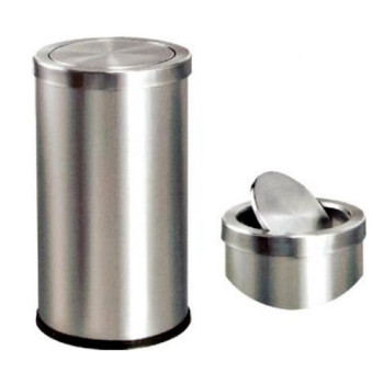 THÙNG RÁC INOX NẮP LẬT A54