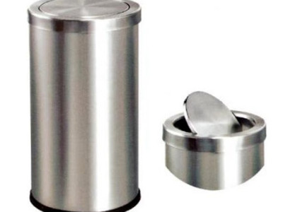 THÙNG RÁC INOX NẮP LẬT A54