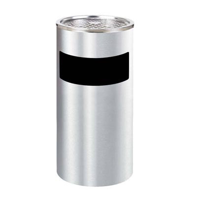Mẫu thùng rác inox có gạt tàn mã A35-A độc đáo - ấn tượng – tiện lợi