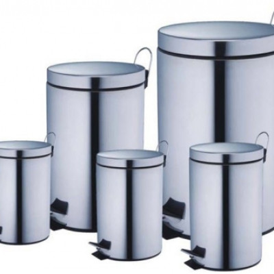 Mẫu thùng rác bằng inox đạp chân 7L-12L-20L-30L tiện nghi