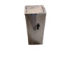Thùng rác inox nắp lật vuông