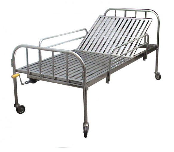 Giường dát inox 1 tay quay :  Model: GB – 02