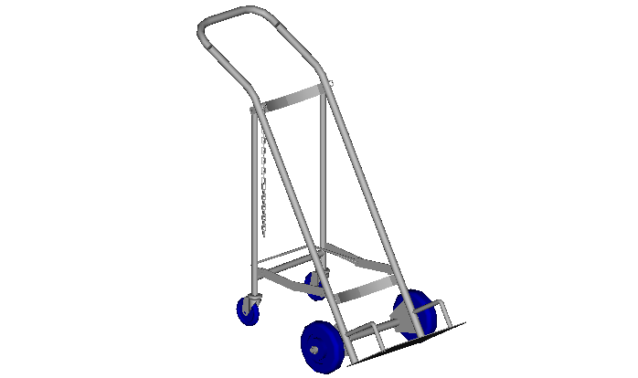 Xe đẩy bình ô xy – Model X-02