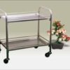 XE ĐẨY 2 TẦNG INOX (XE ĐẨY DỤNG CỤ)