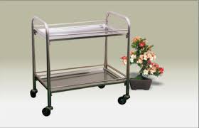 XE ĐẨY 2 TẦNG INOX (XE ĐẨY DỤNG CỤ)