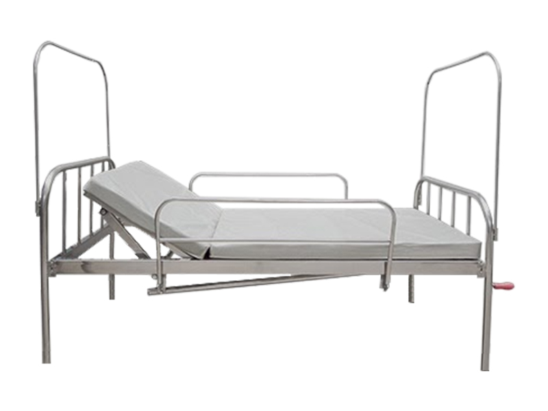 Giường dát inox có thành chắn : Model: GB - 08